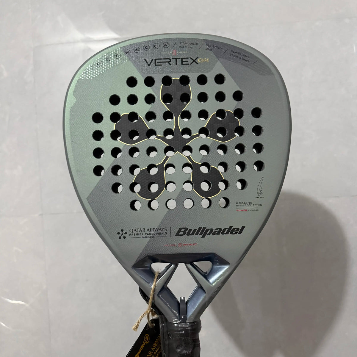 BULLPADEL VERTEX04 Padel Racket Carbon Fiber EVA Foam Core
