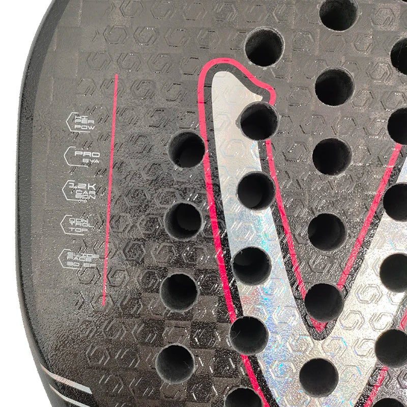 CAMEWIN 12K Carbon Fiber Padel Racket EVA Foam Core