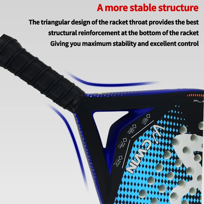 Carbon Fiber Padel Racket with EVA Foam Core 4015