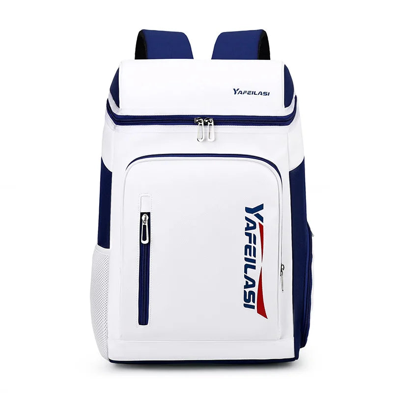 Nylon Racket Sports Backpack with Shoe Compartment