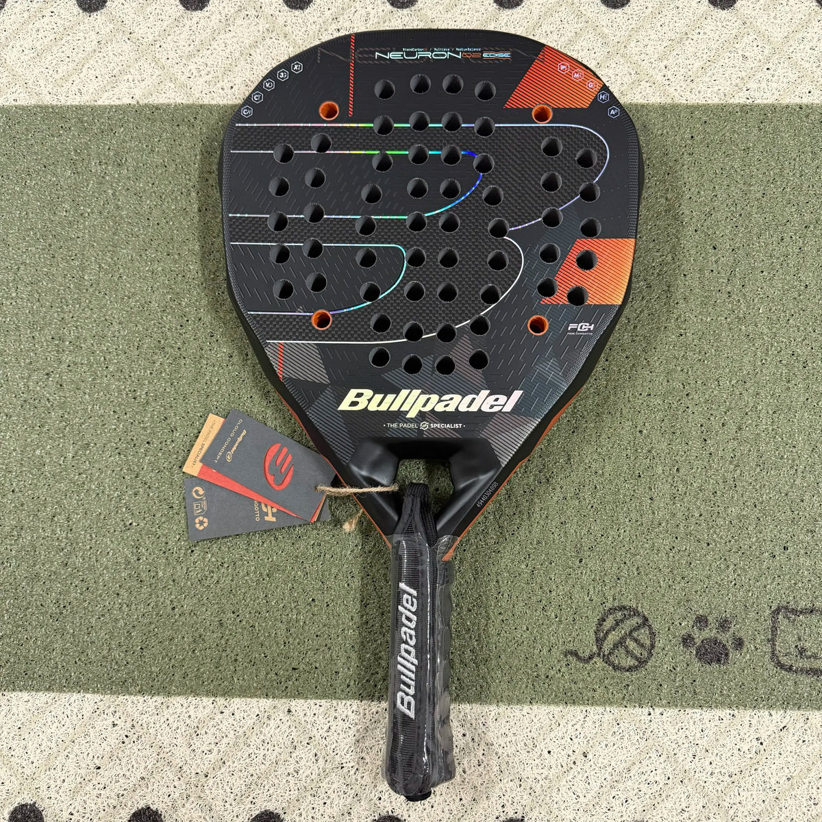 2026 Bullpadel 12k Carbon Fiber Tennis Racket Professional Competition Sports Padel