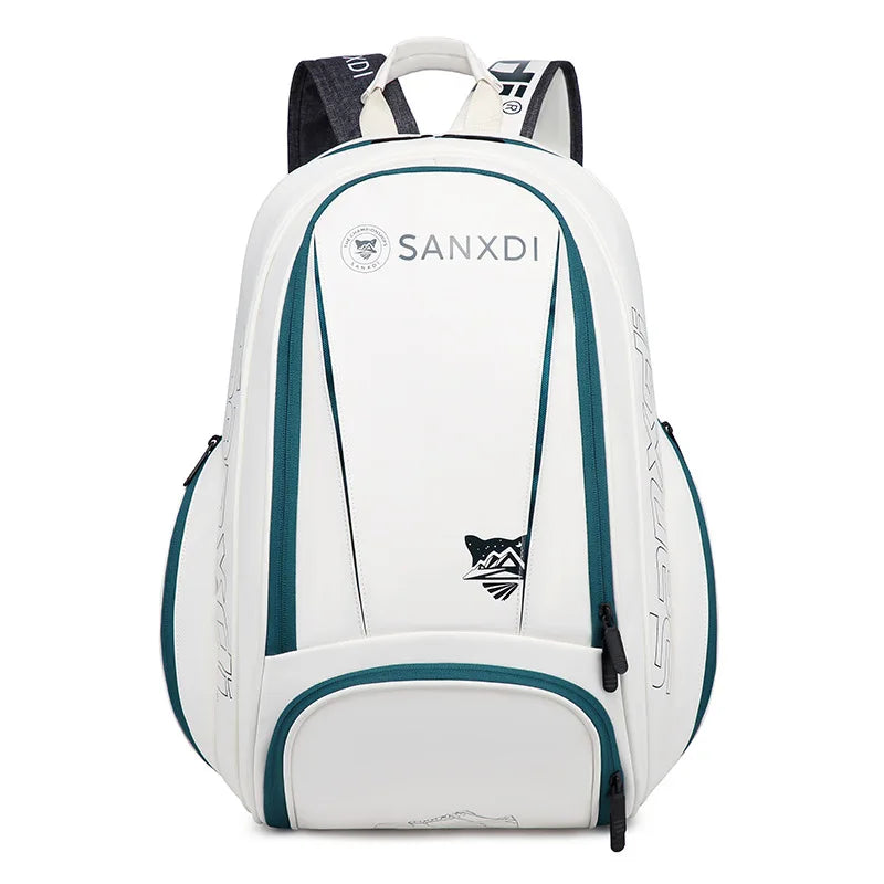Large Capacity Racket Bag Sports Backpack with Shoe Compartment