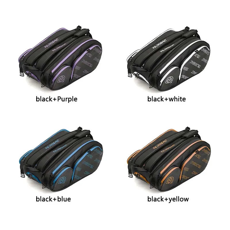 Pickleball Padel Bag with Insulated Compartment