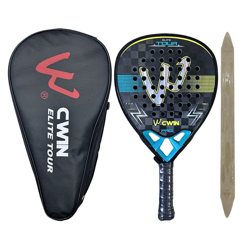 Camewin 18K Padel Racket Carbon Fiber Sweatproof Design