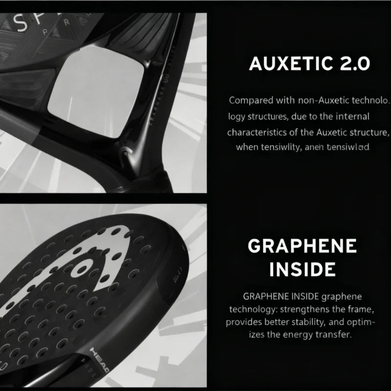 HEAD SPEED Carbon Fibre Padel Racket for Men 2025
