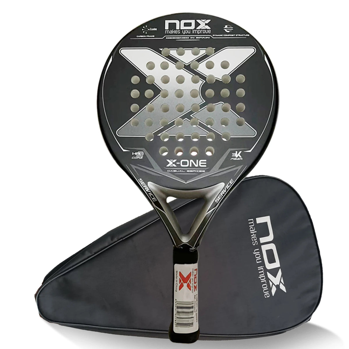 NOX Padelio Raketė, Carbon Fiber, 320-330g, 4 3/8
