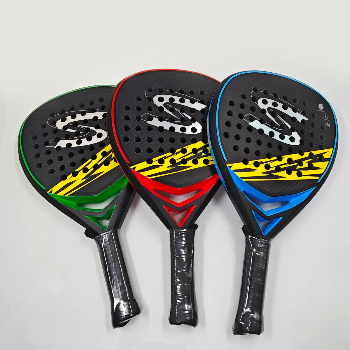 Anyball Padel Racket 3K Carbon Teardrop EVA Soft Face