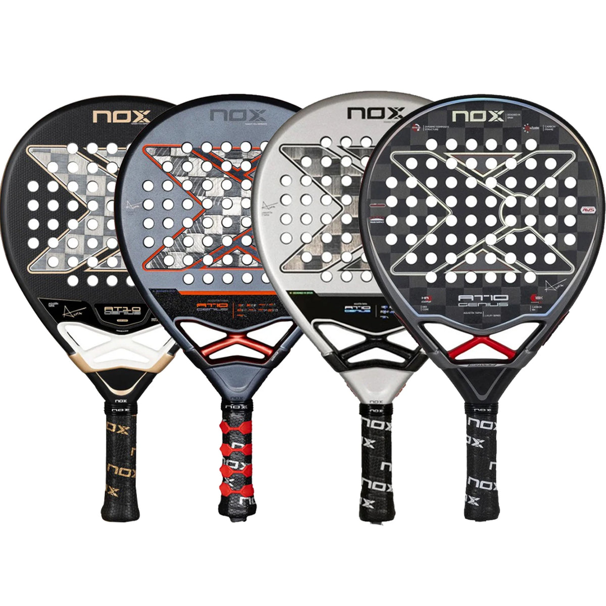 NOX Padel Racket Carbon Fibre Composite EVA Laminated Foam
