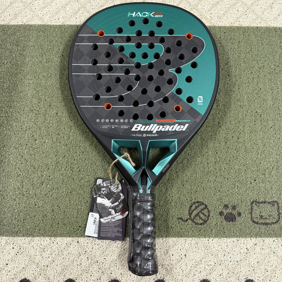 Bullpadel 3K Carbon Fiber Beach Padel Racket for Women