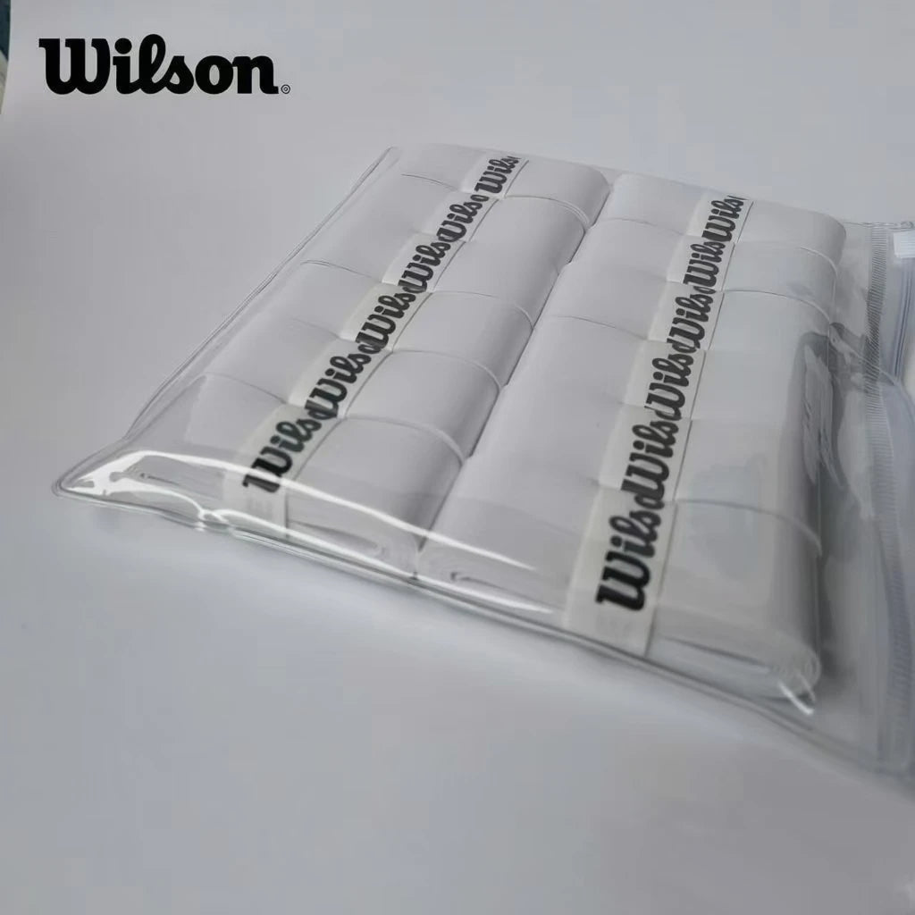 12/24PCS Wilson Padel Racket Overgrip Tape Anti-Slip Single Grip Sweatband for Outdoor Training Badminton Replacement Accessorie