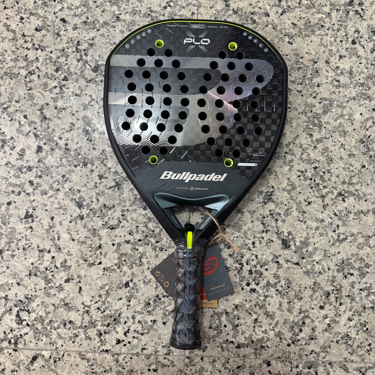 Bullpadel Padel Racket XPLO Hack Vertex 05 Carbon Fiber