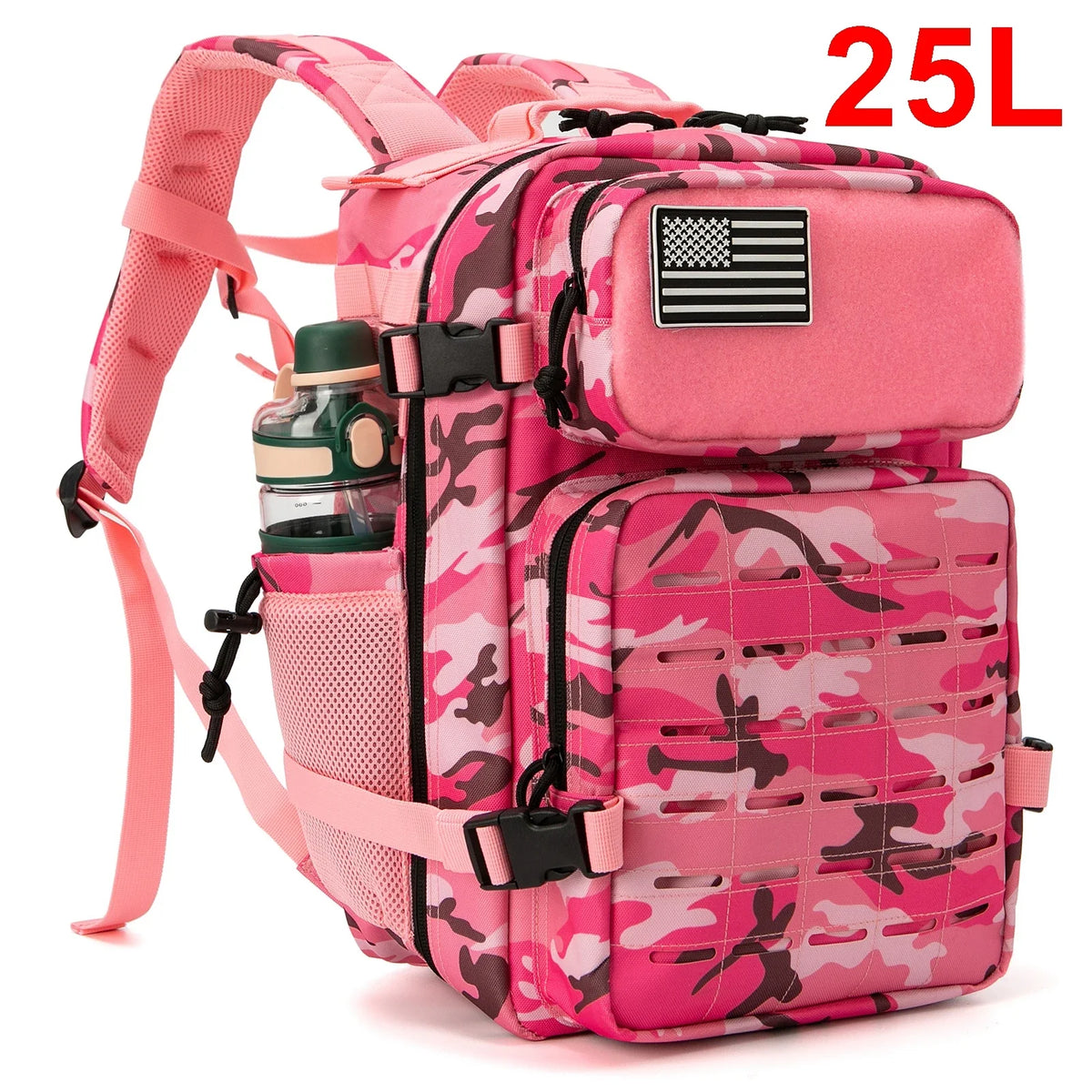 Tactical Backpack 25L/45L for Men and Women with Dual Cup Holder