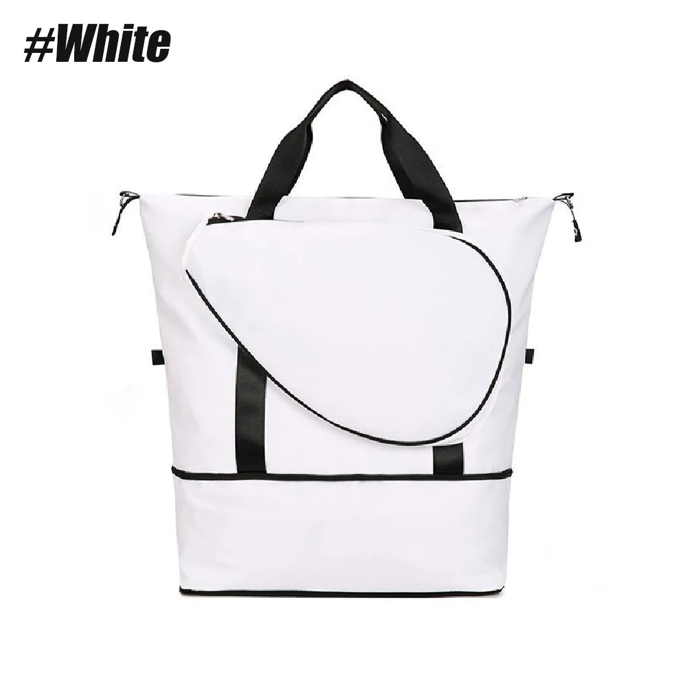 CXMMGG Quilted Gym Duffel Bag for Racket Sports