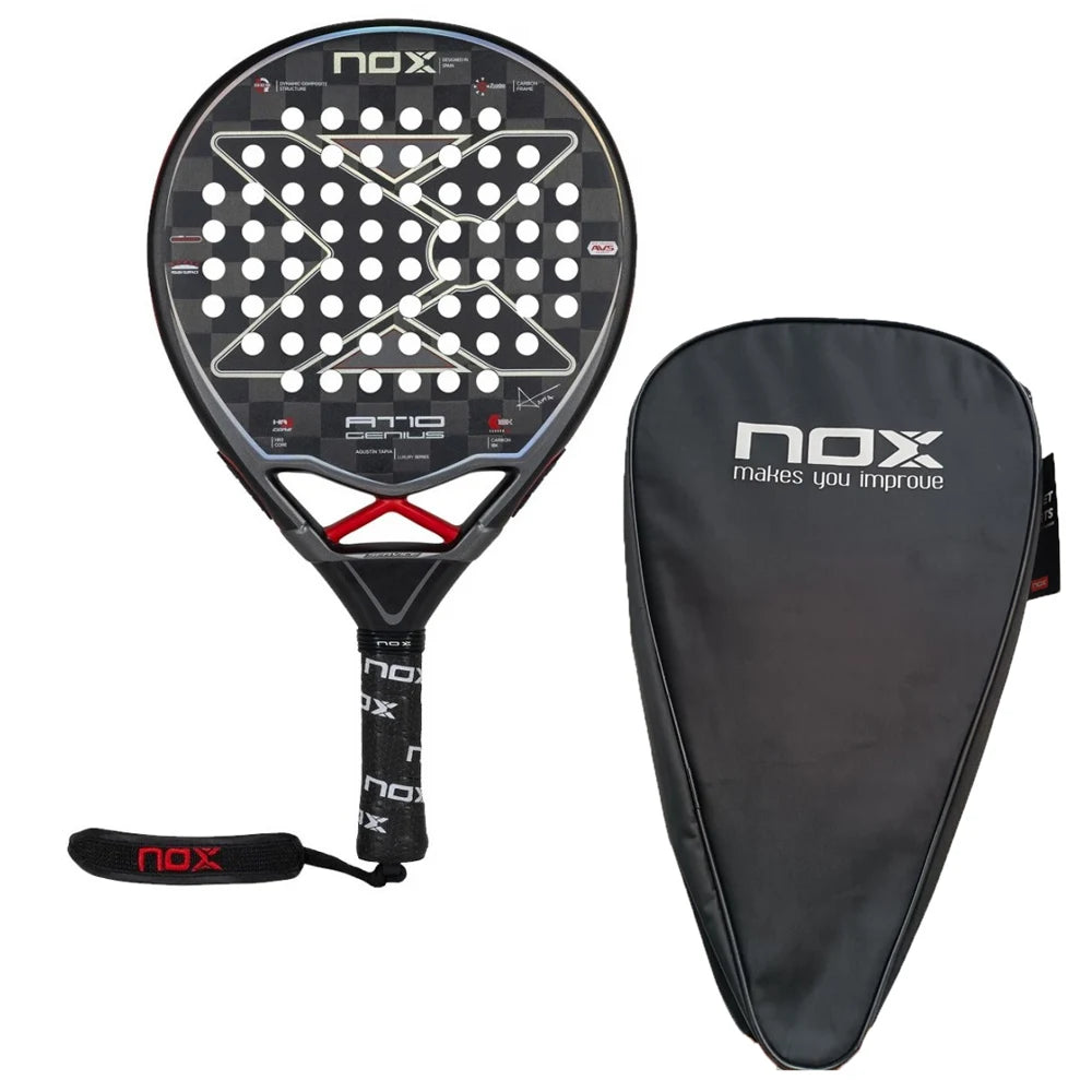 NOX Padel Racket Carbon Fibre Composite EVA Laminated Foam