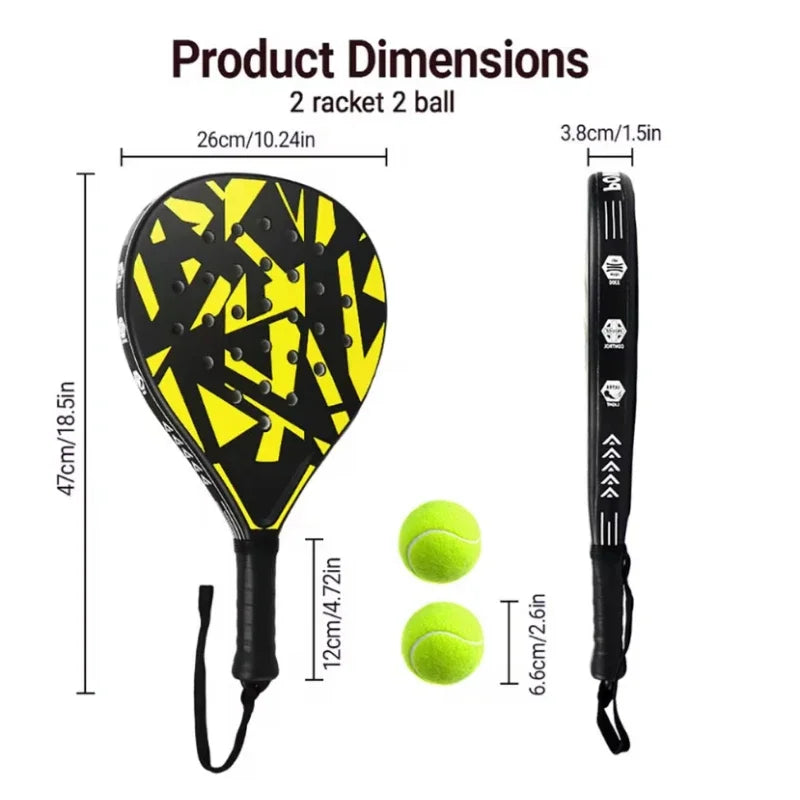 Padelio Rakete EVA Memory Flex Foam Core Lightweight