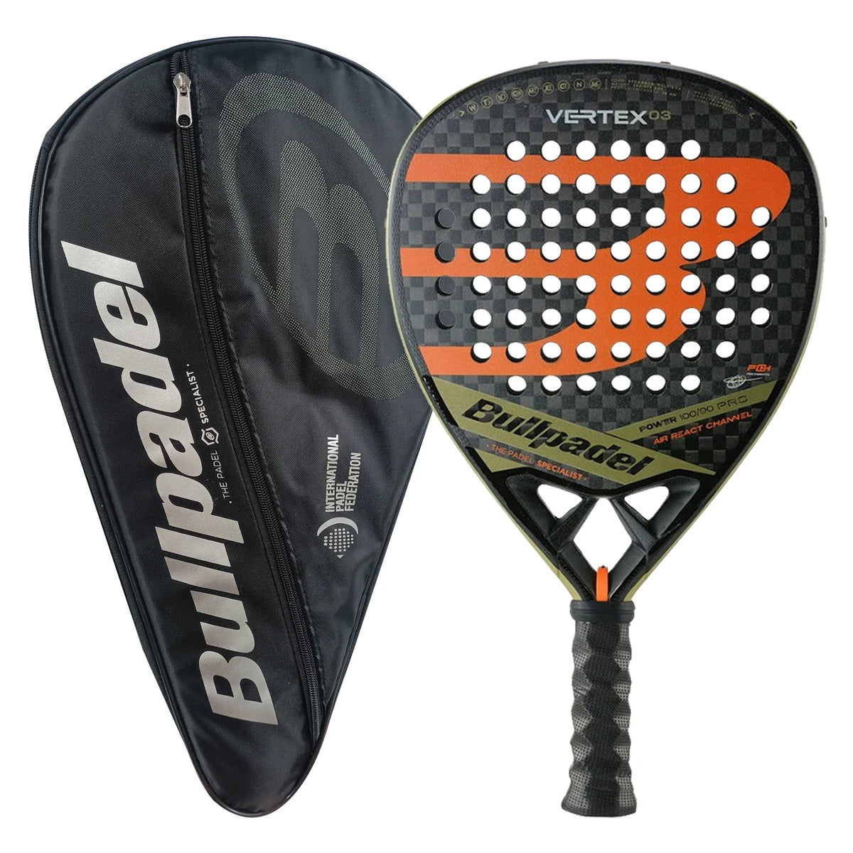 BULLPADEL 18k Carbon Fiber Padel Racket for Men