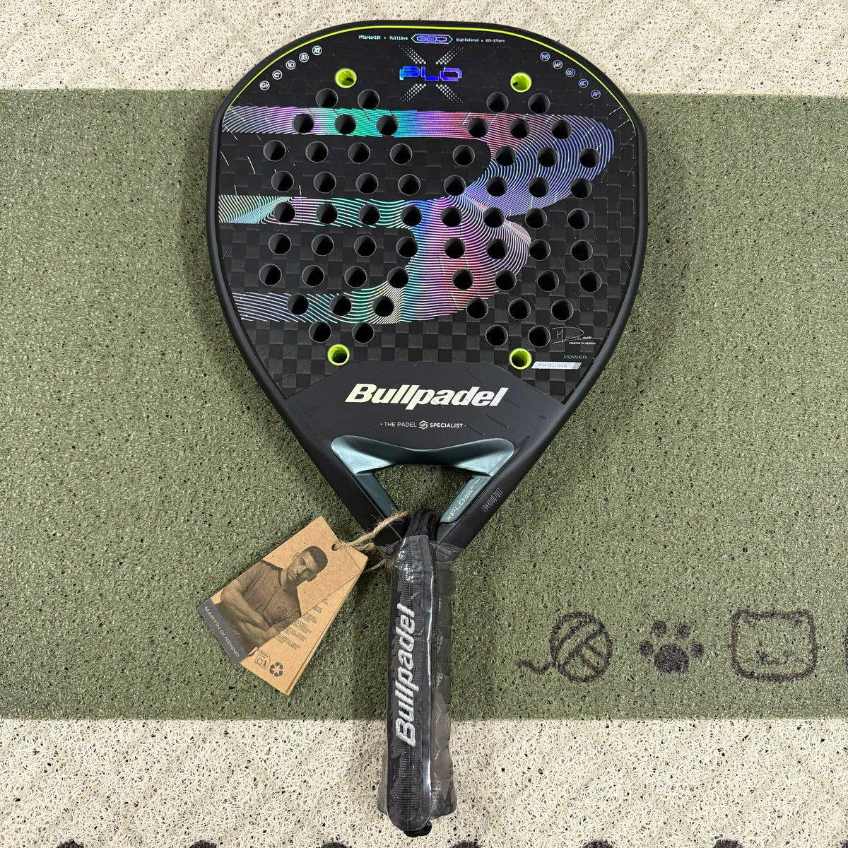 2026 Bullpadel 12k Carbon Fiber Tennis Racket Professional Competition Sports Padel