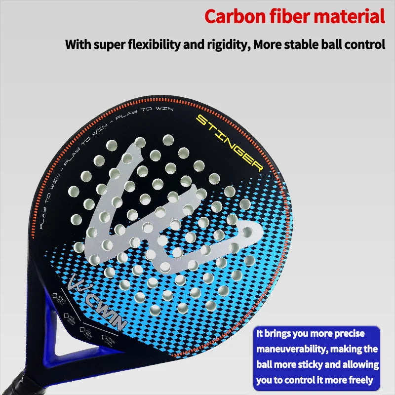Carbon Fiber Padel Racket with EVA Foam Core 4015