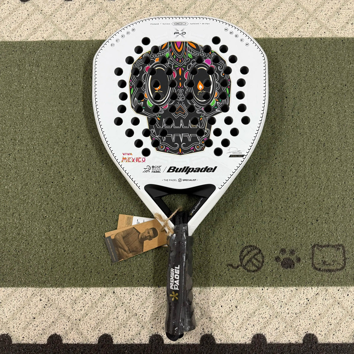2026 Bullpadel 12k Carbon Fiber Tennis Racket Professional Competition Sports Padel