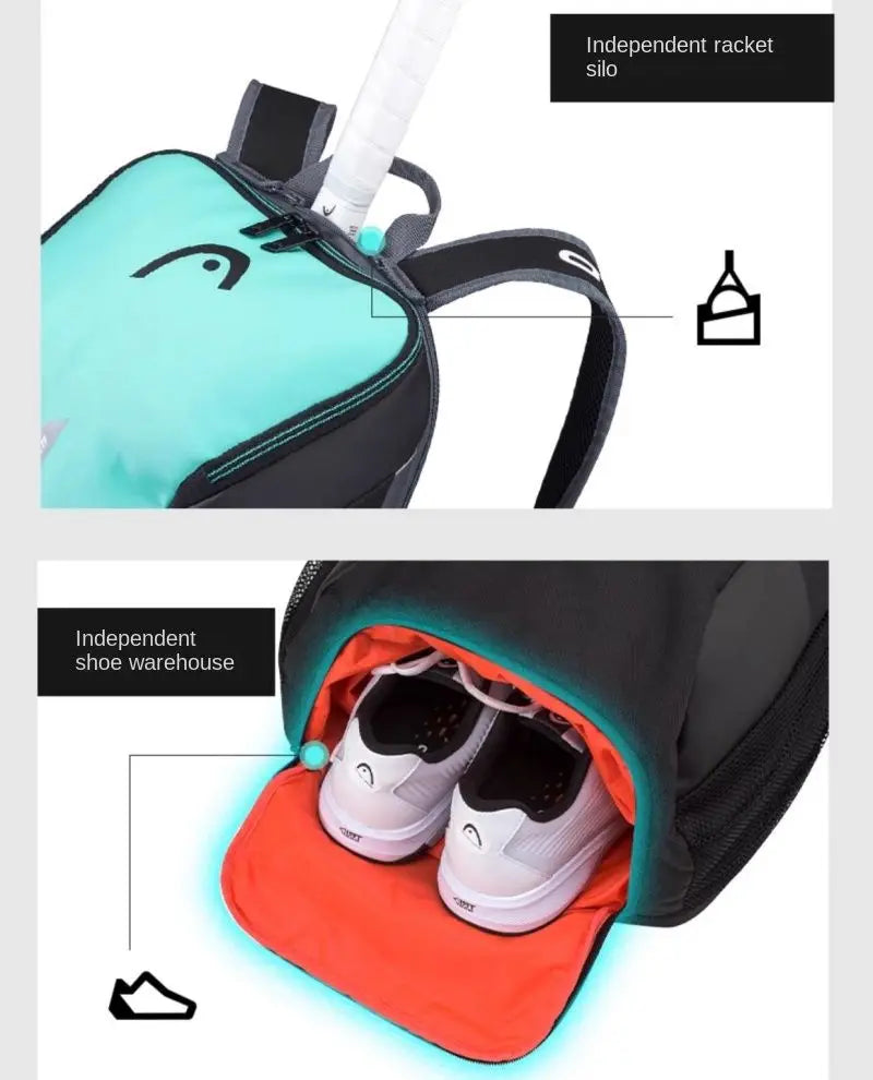 HEAD Padel Racket Bag Large Capacity with Shoe Compartment