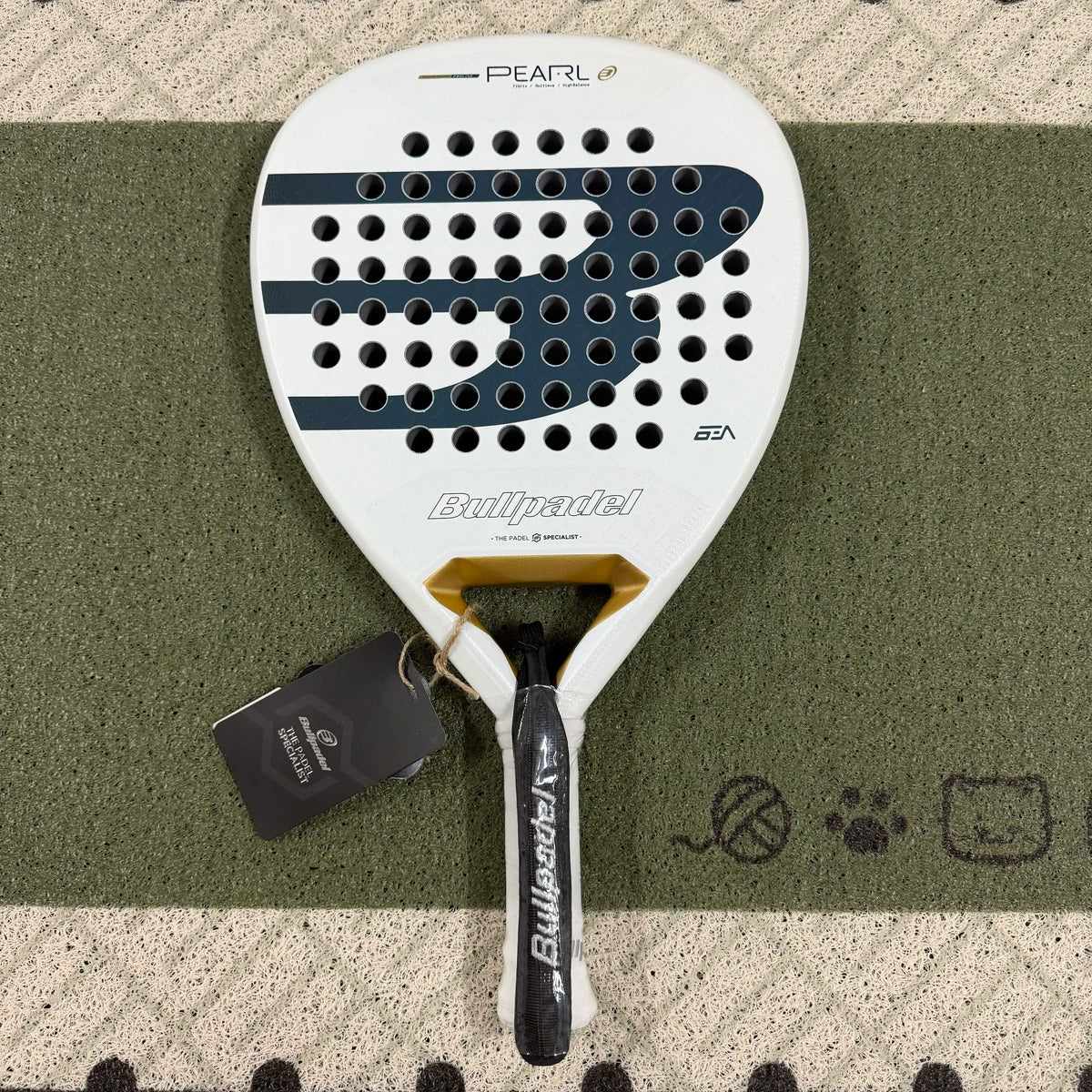 2026 Bullpadel 12k Carbon Fiber Tennis Racket Professional Competition Sports Padel
