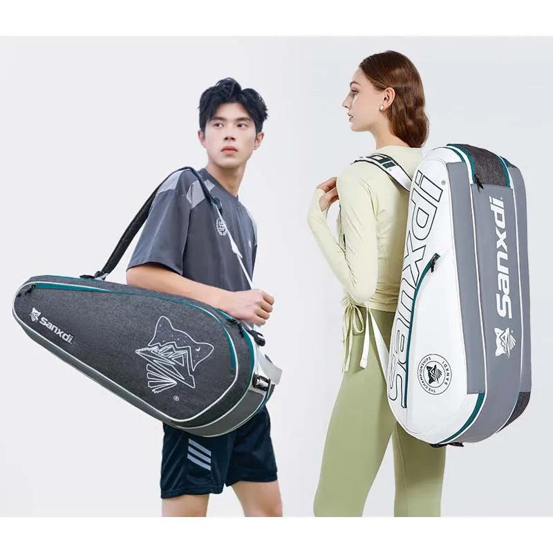 Professional 6-Pack Racket Backpack SANXDI Unisex Sports Bag