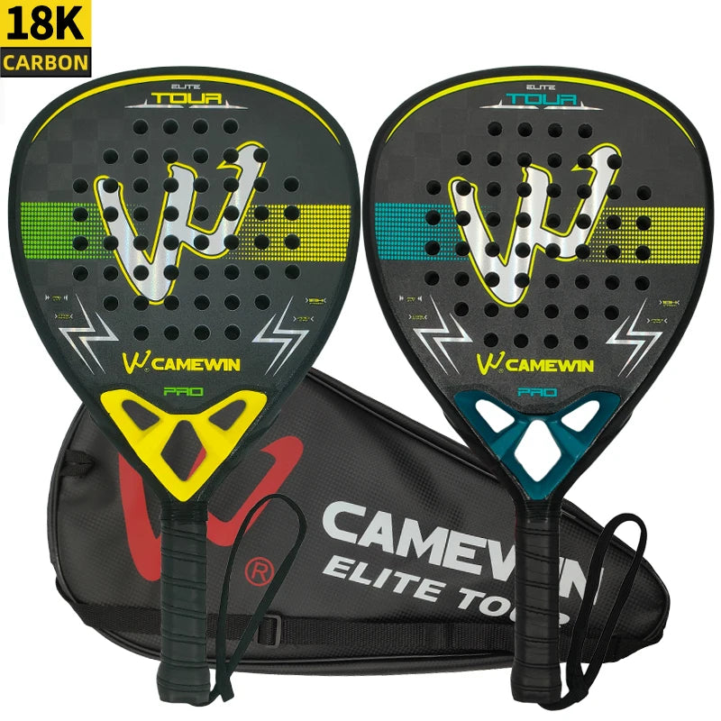 CAMEWIN 18K Carbon Fiber Padel Racket with EVA Foam Core