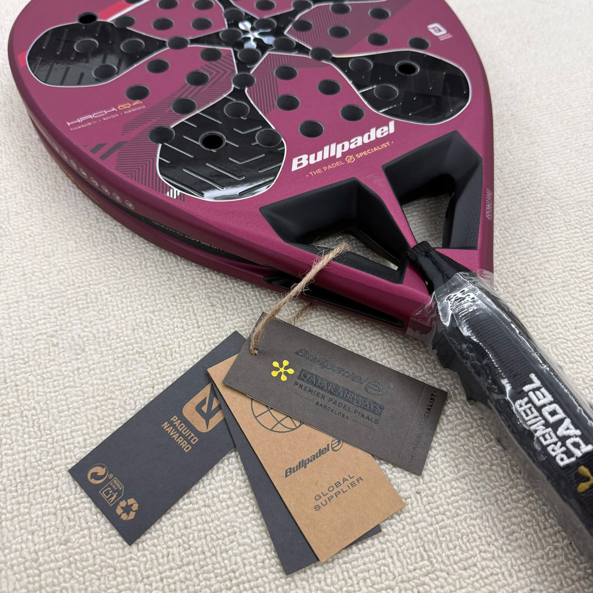 Bullpadel XPLO Hack Vertex 05 Padel Racket Carbon Fiber