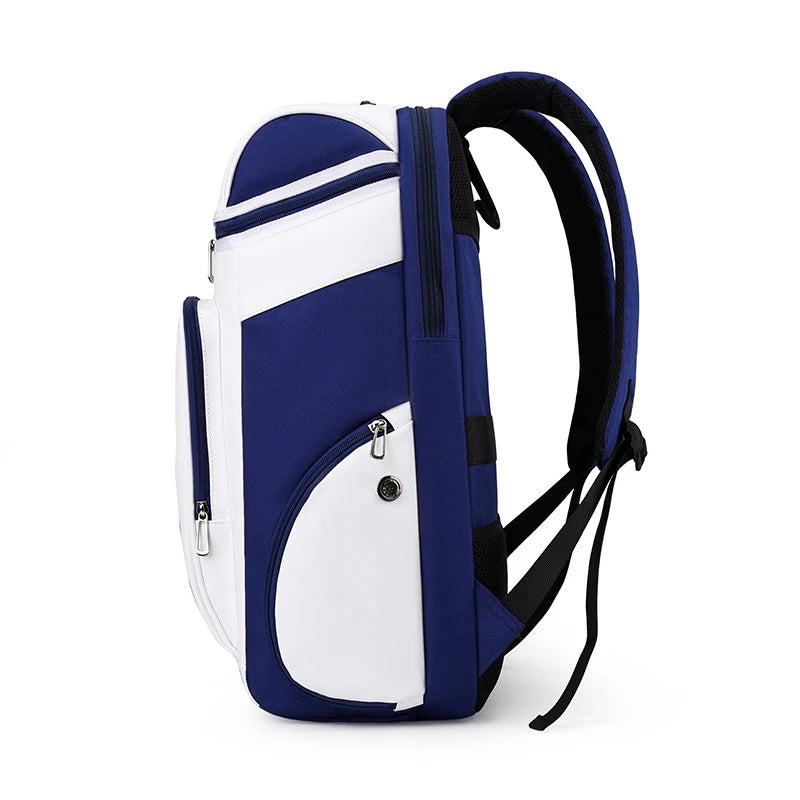 Nylon Racket Sports Backpack with Shoe Compartment