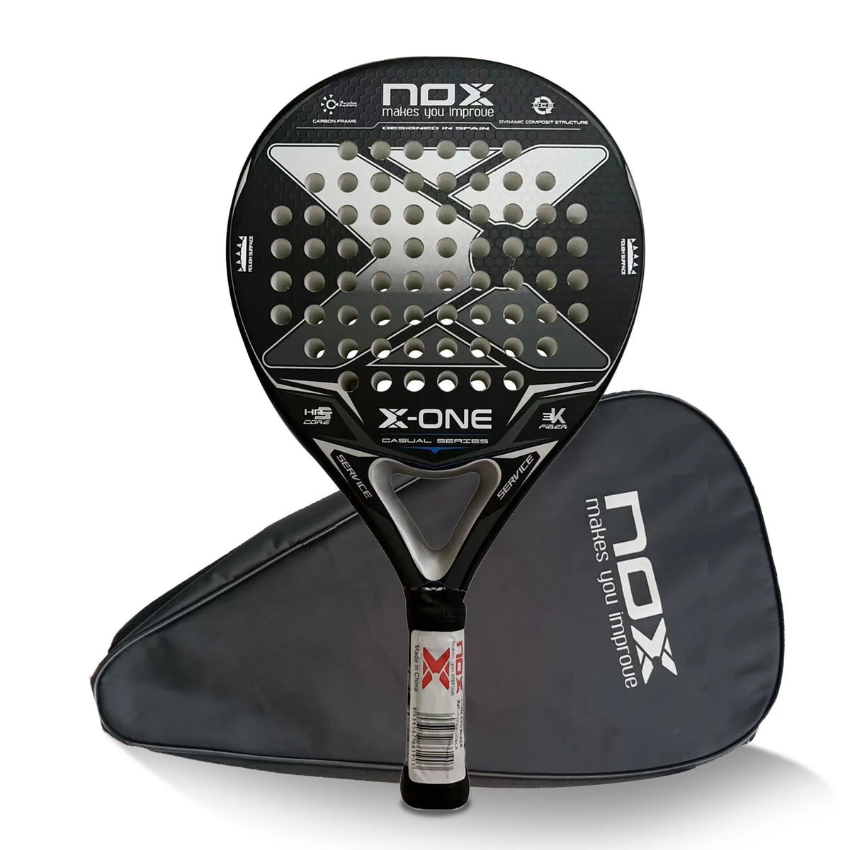 NOX Padelio Raketė, Carbon Fiber, 320-330g, 4 3/8