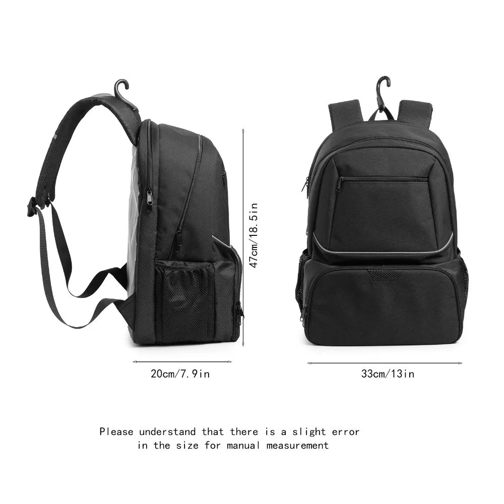 Reversible Pickleball Rackets Backpack with Shoe Pocket