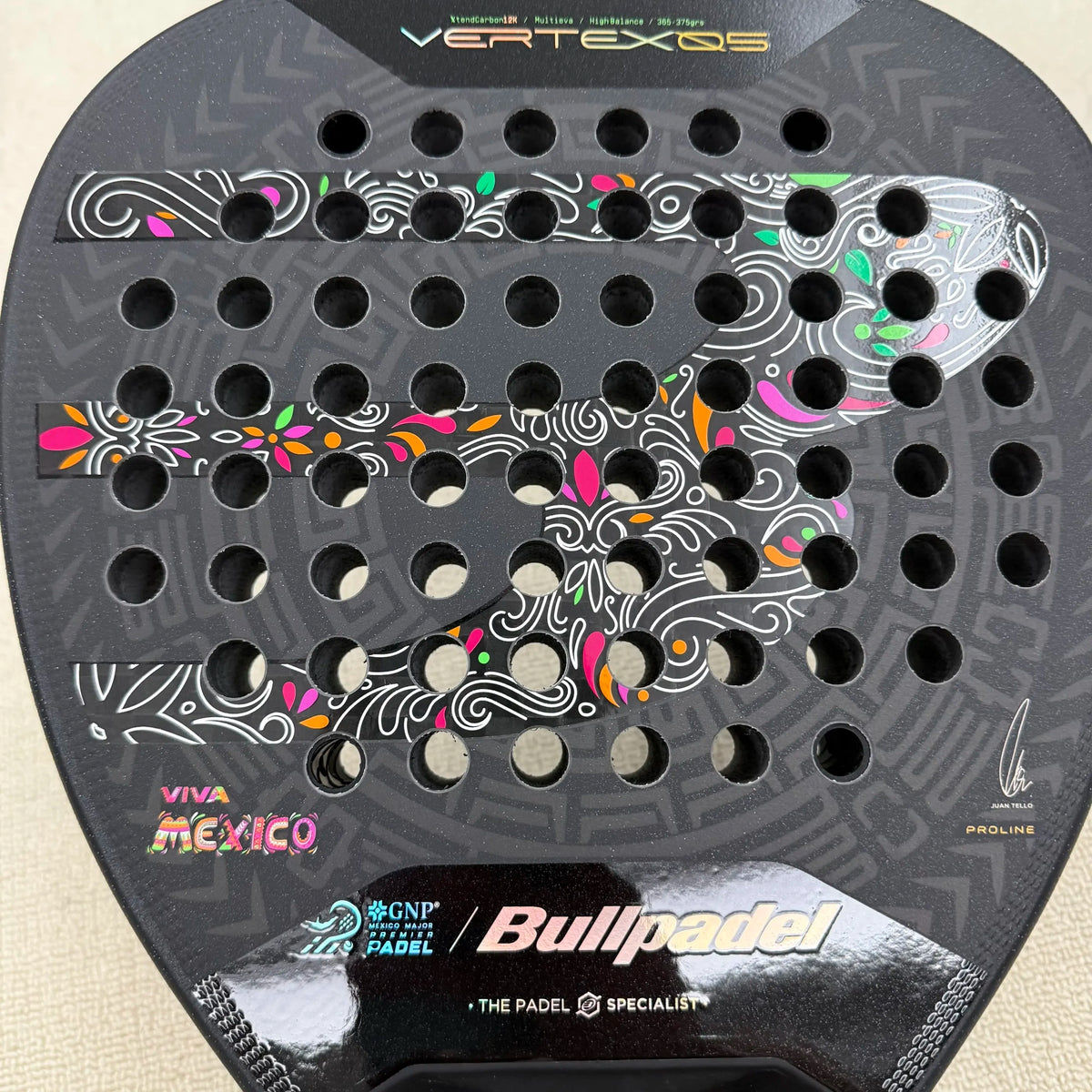 Bullpadel XPLO Hack Vertex 05 Padel Racket Carbon Fiber