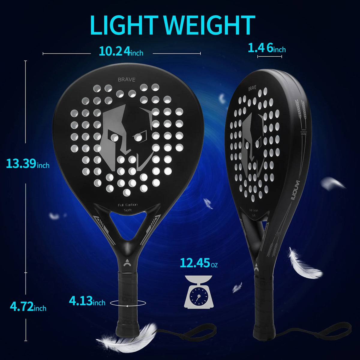 Padelio Raketė IANONI su Carbon Fiber ir EVA Foam