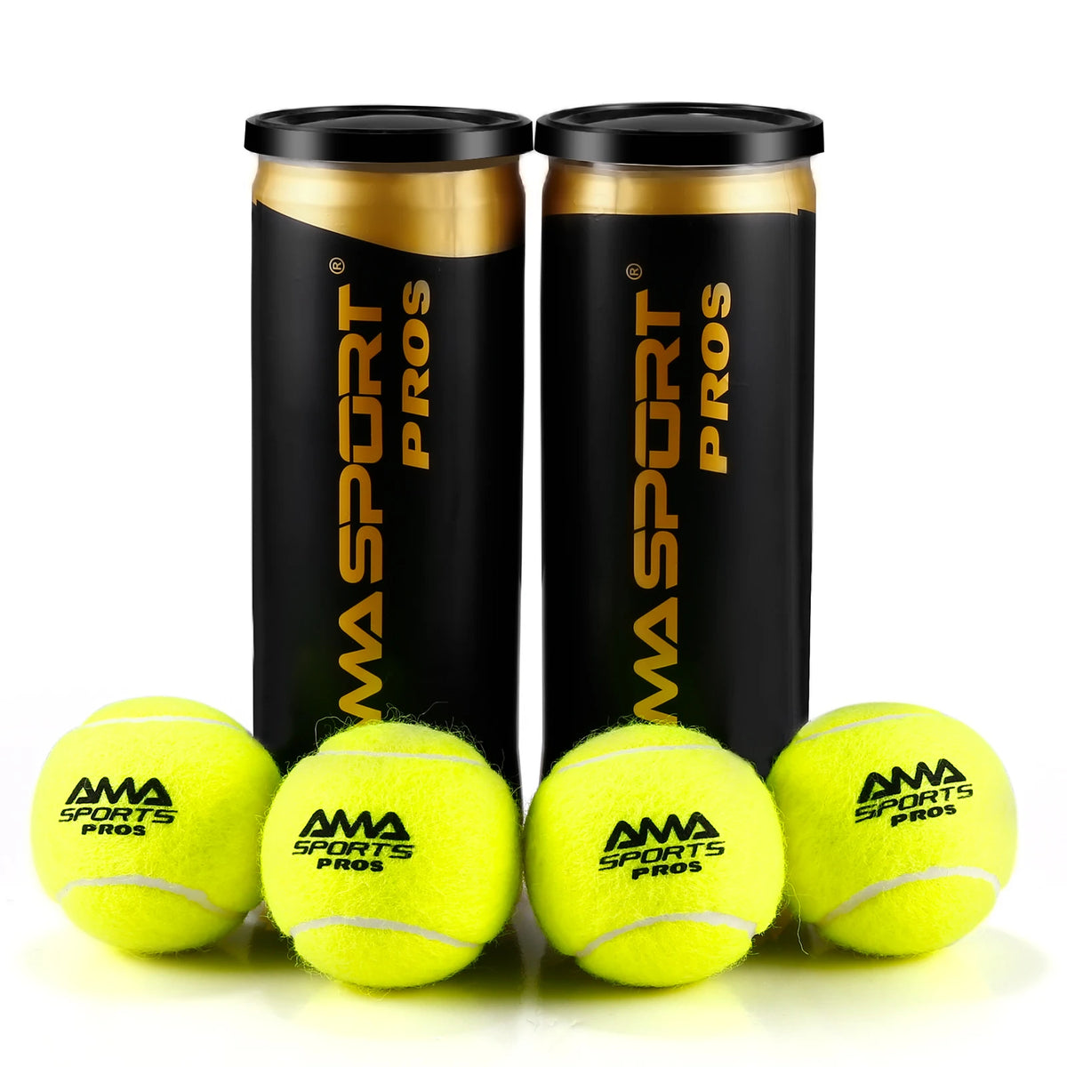 AMASPORT Padel Kamuoliukai su Spaudžiamais Vamzdžiais PRO