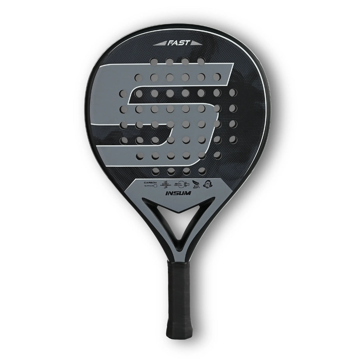 Power Padel Racket INSUM P119 Carbon Fiber EVA Lightweight