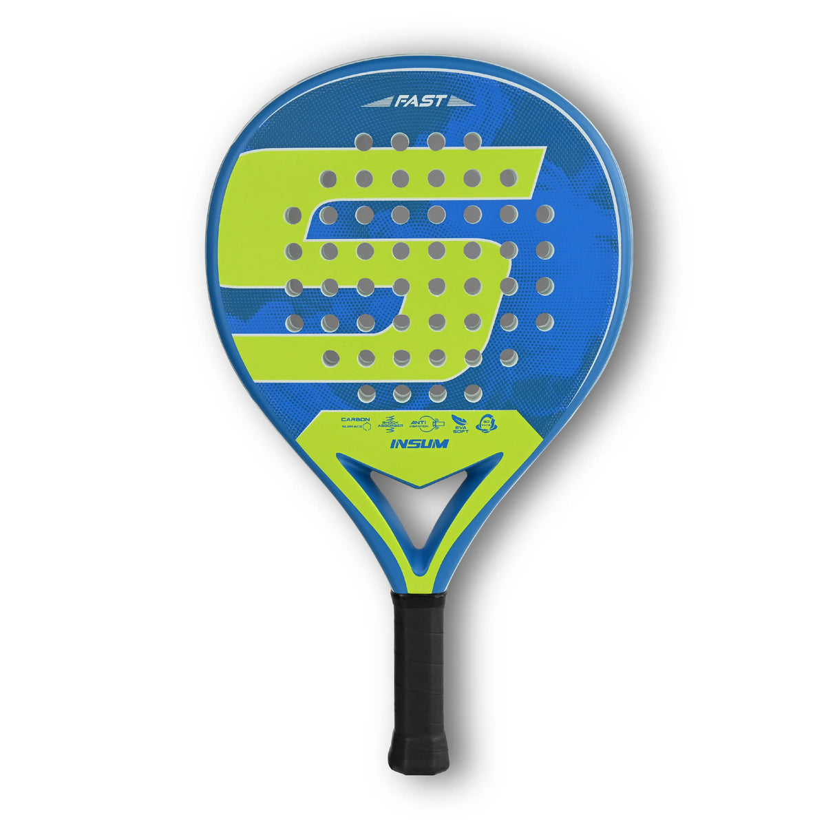 Power Padel Racket INSUM P119 Carbon Fiber EVA Lightweight