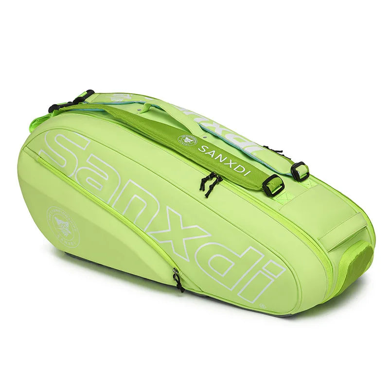 Professional 6-Pack Racket Backpack SANXDI Unisex Sports Bag