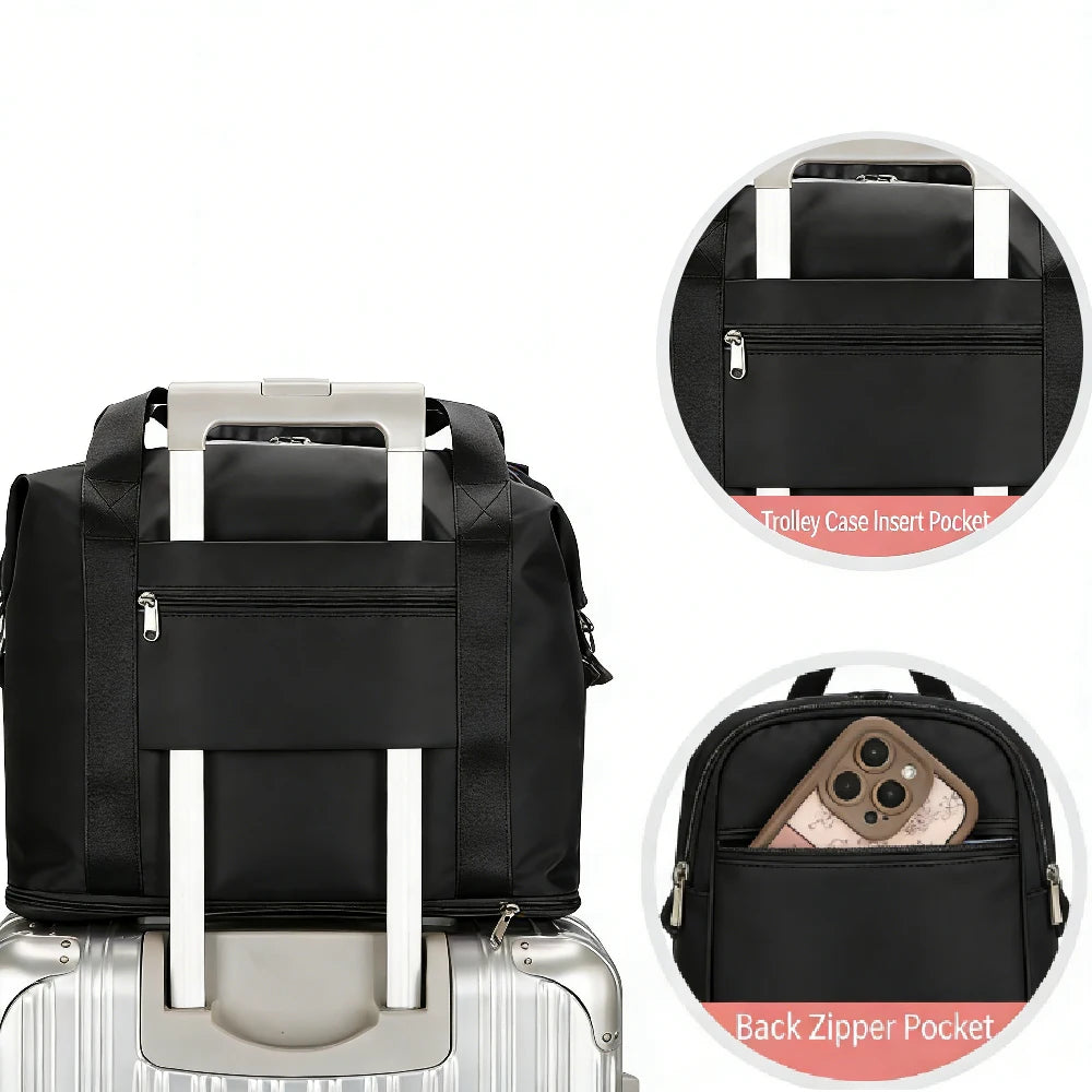 CXMMGG Quilted Gym Duffel Bag for Racket Sports
