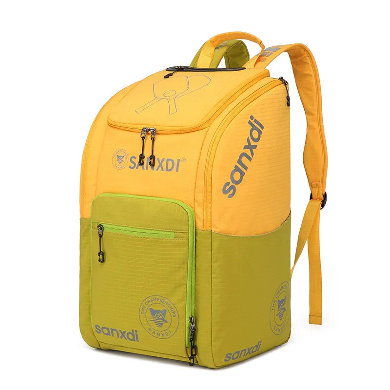 Waterproof Pickleball Paddle Backpack with Shoe Compartment