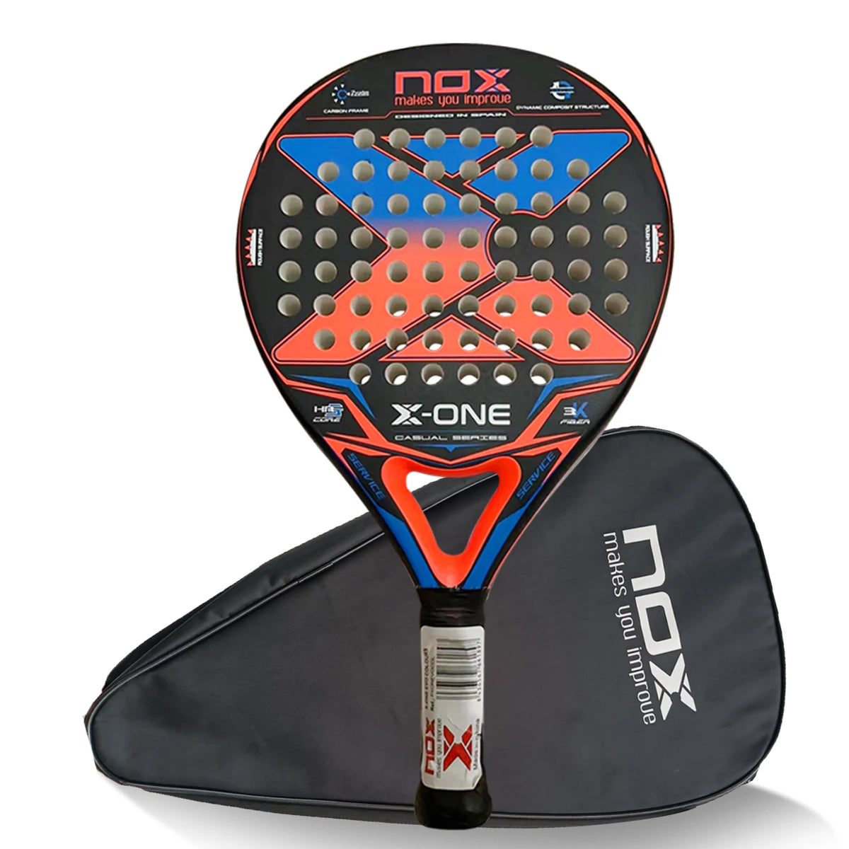NOX Padelio Raketė, Carbon Fiber, 320-330g, 4 3/8