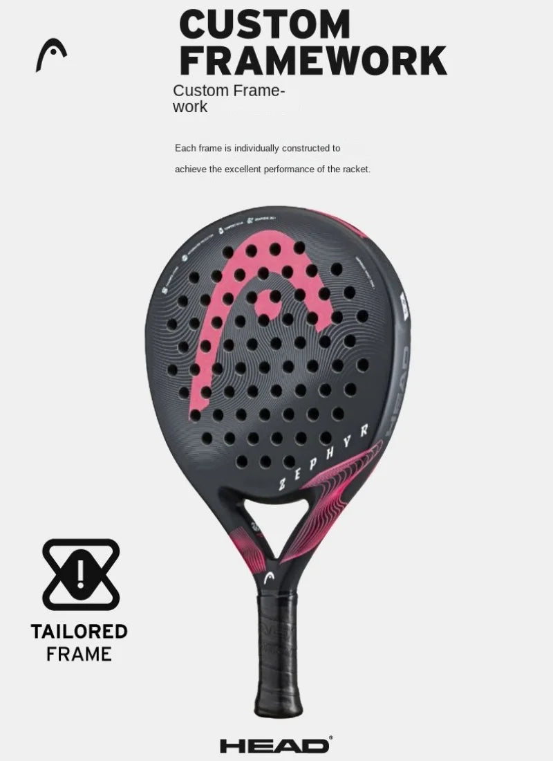 HEAD ZEPHYR Padel Rackets Carbon Fiber EVA Foam Core