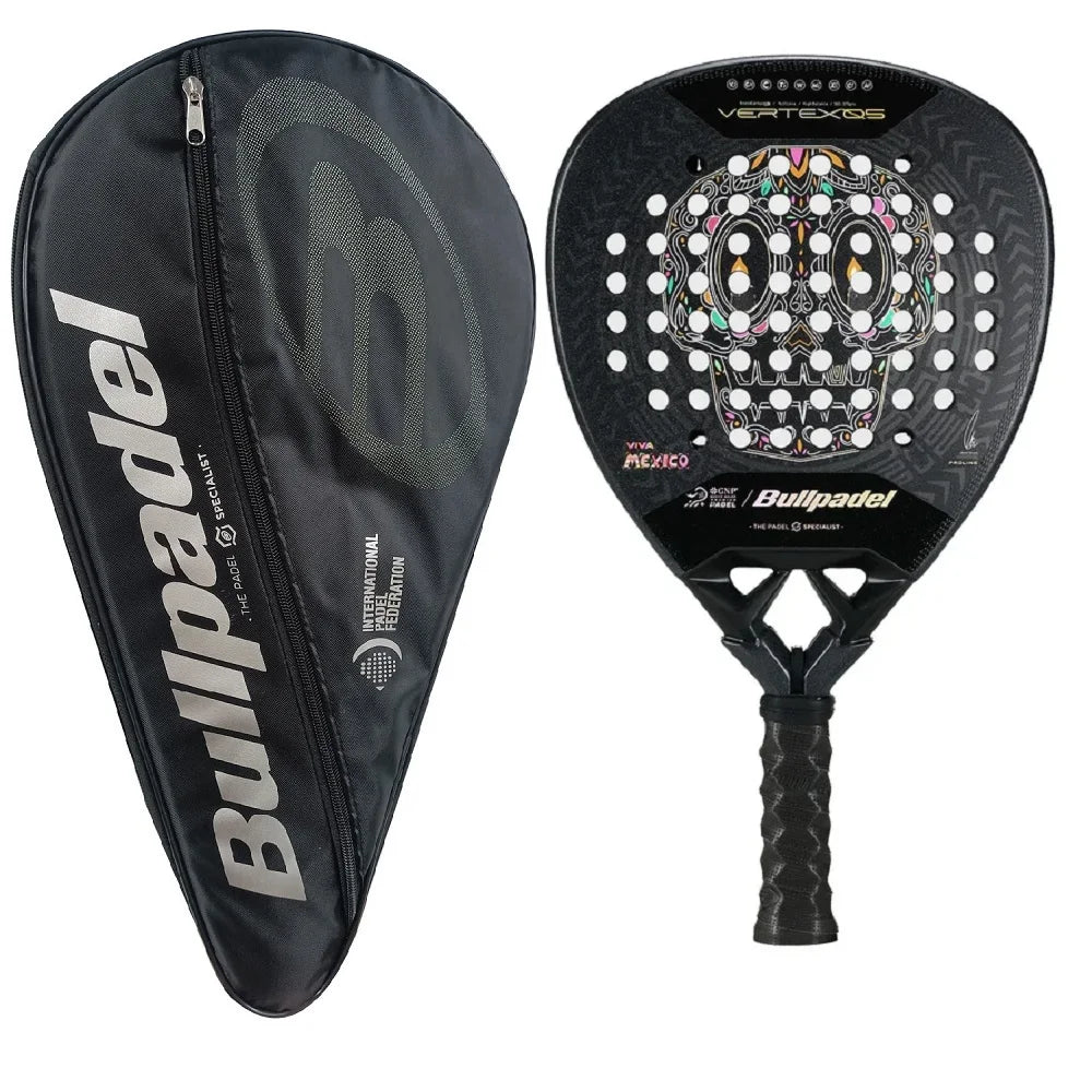 Bullpadel Carbon Fiber Beach Padel Racket with EVA Core