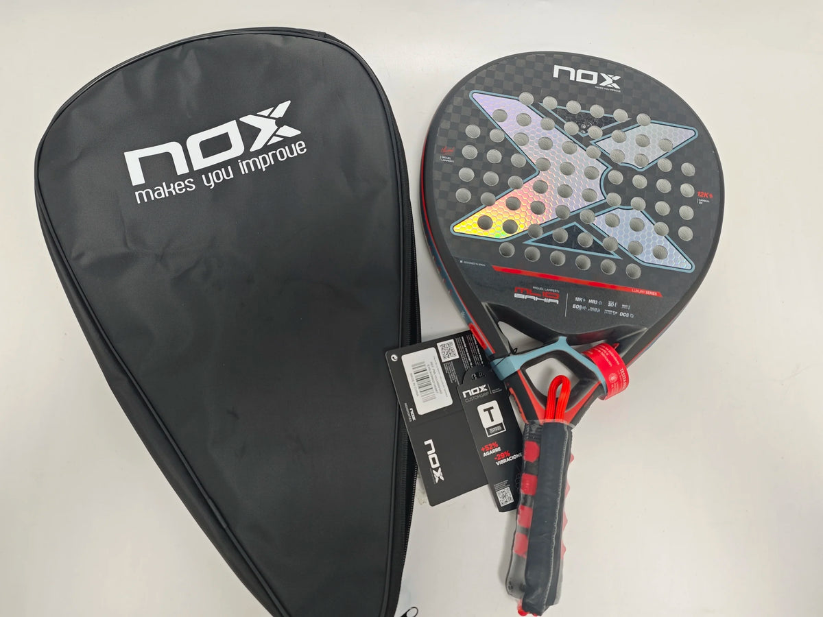 NOX Padel Racket Carbon Fibre Composite EVA Laminated Foam