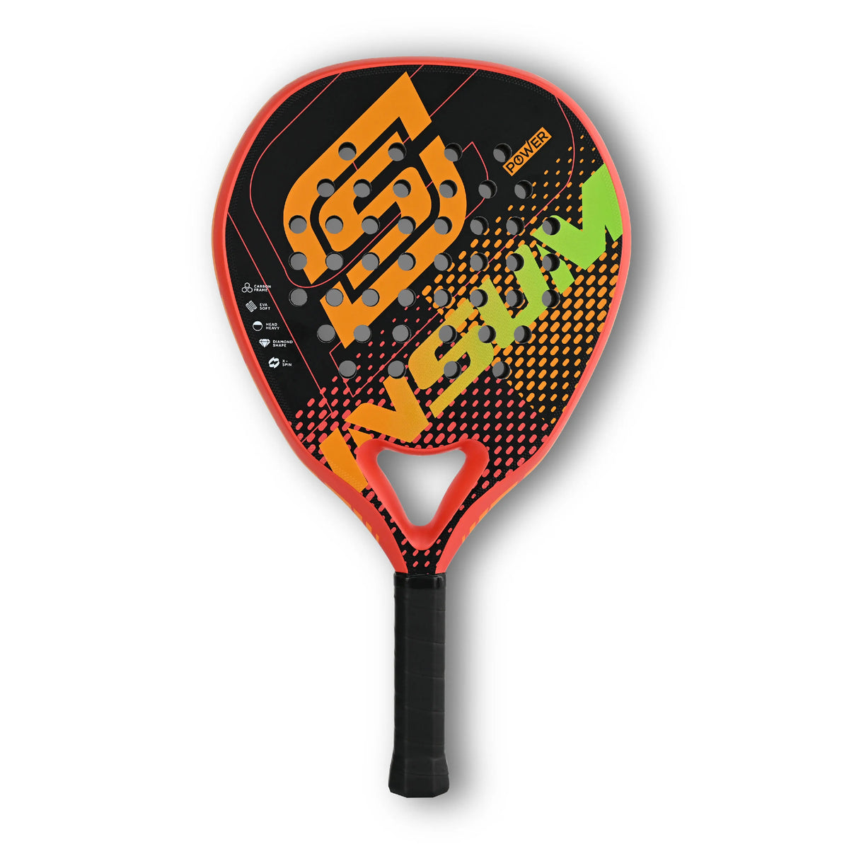 Power Padel Racket INSUM P119 Carbon Fiber EVA Lightweight