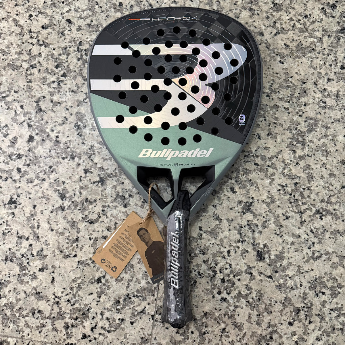Bullpadel Padel Racket XPLO Hack Vertex 05 Carbon Fiber