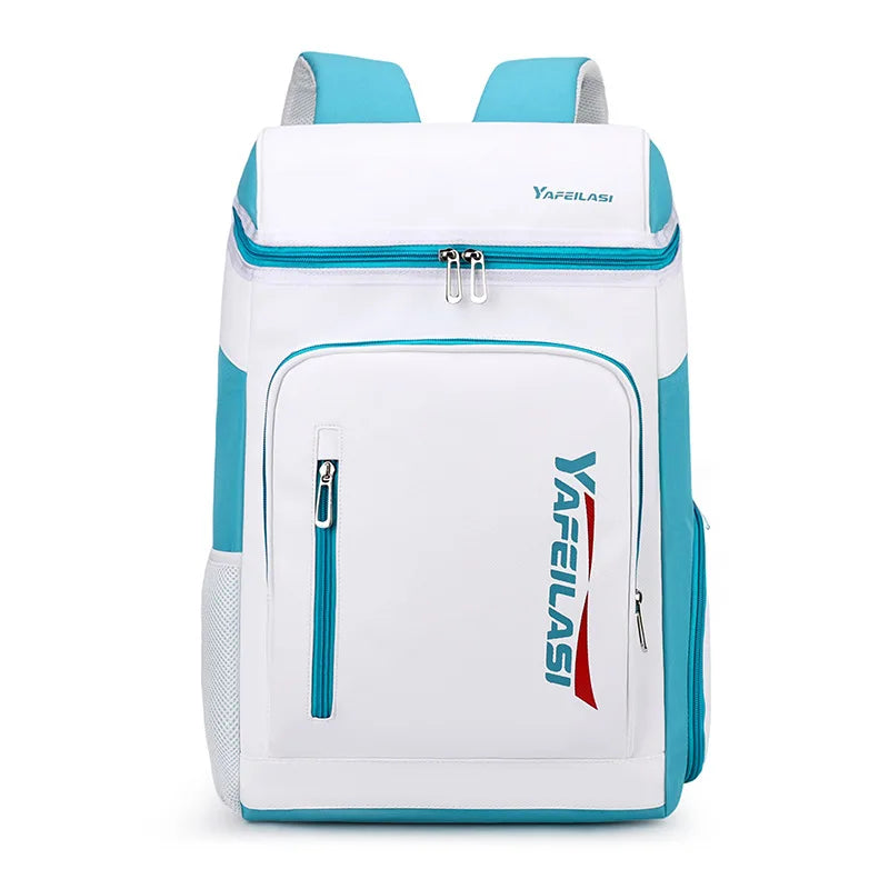 Nylon Racket Sports Backpack with Shoe Compartment