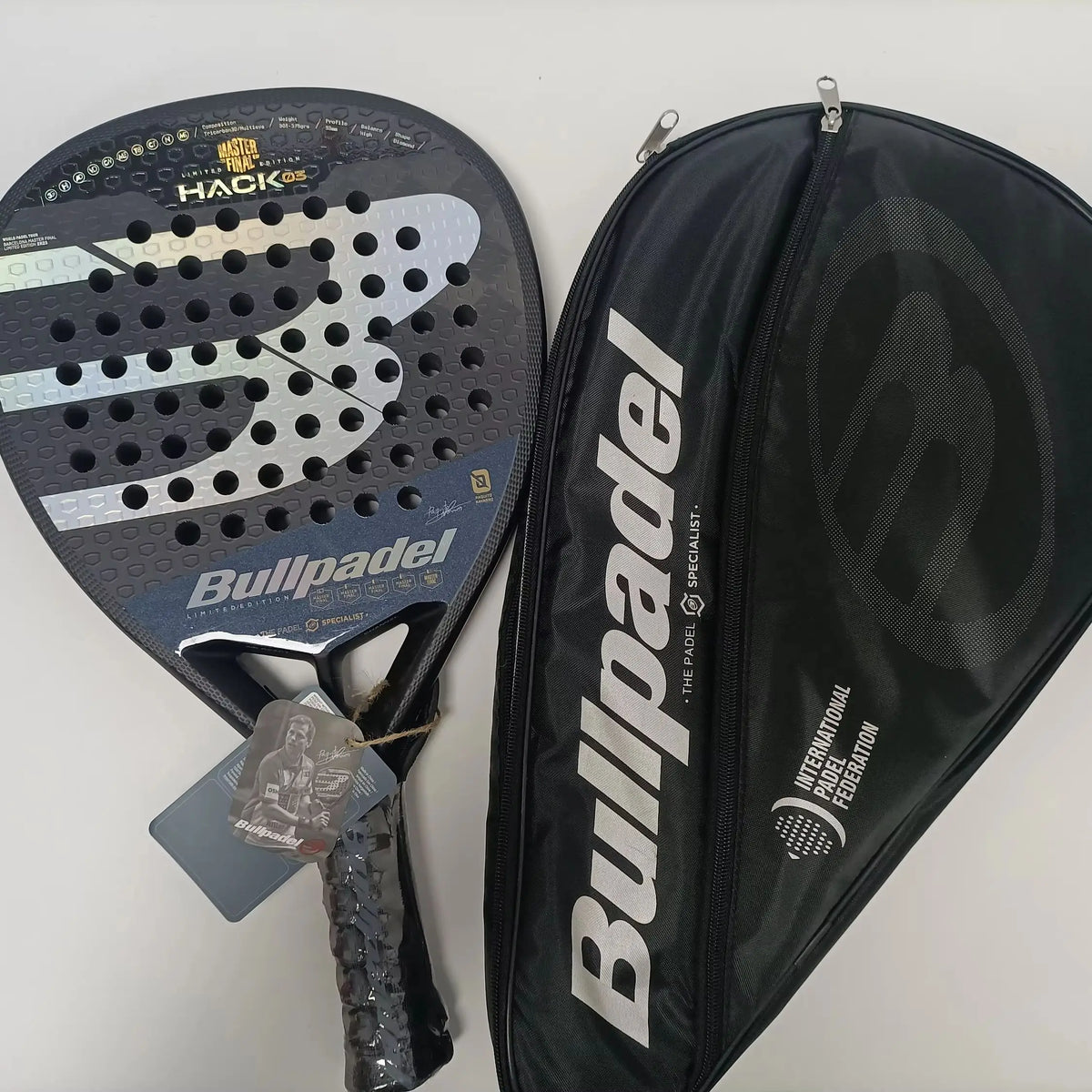 BULLPADEL 18k Carbon Fiber Padel Racket for Men