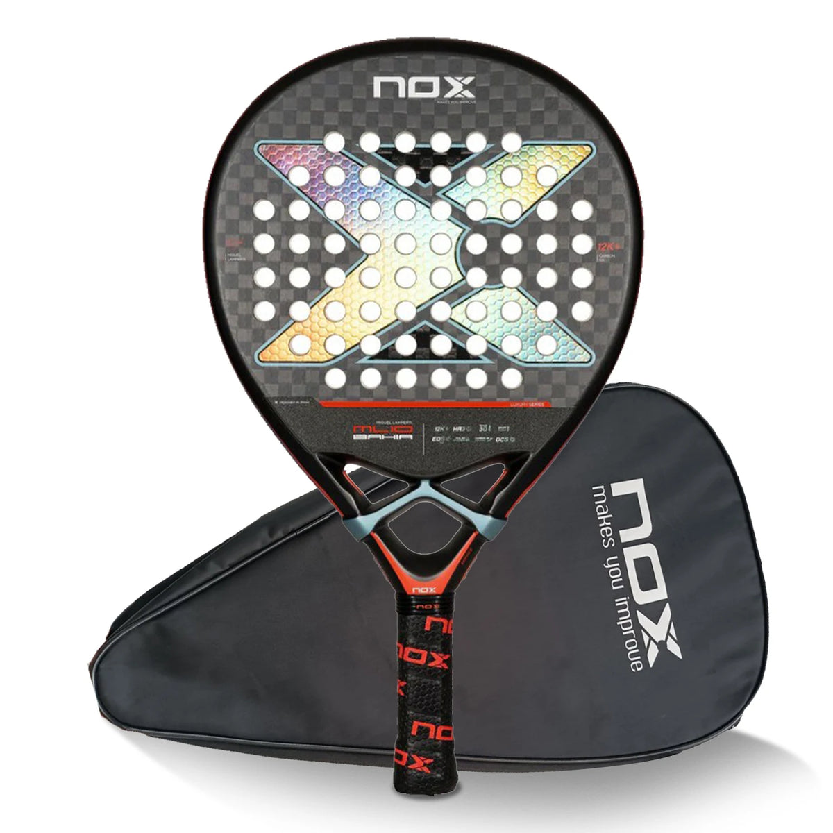 NOX Padelio Raketė, Carbon Fiber, 320-330g, 4 3/8