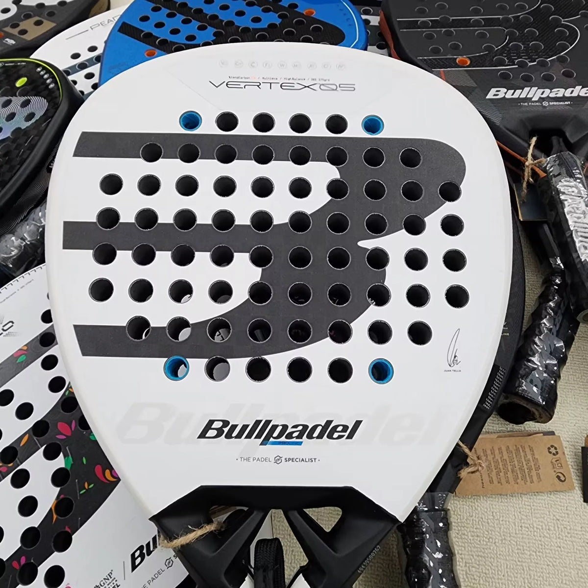 Bullpadel Padel Racket XPLO Hack Vertex 05 Carbon Fiber