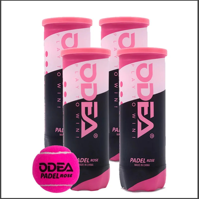 ODEA Padel Balls Pink - High Bounce Durable Training Balls